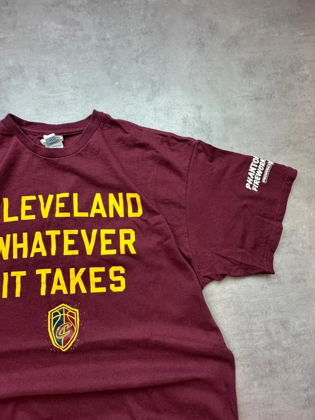Tee Shirt Vintage Cleveland Cavaliers NBA Bordeaux – Basketball