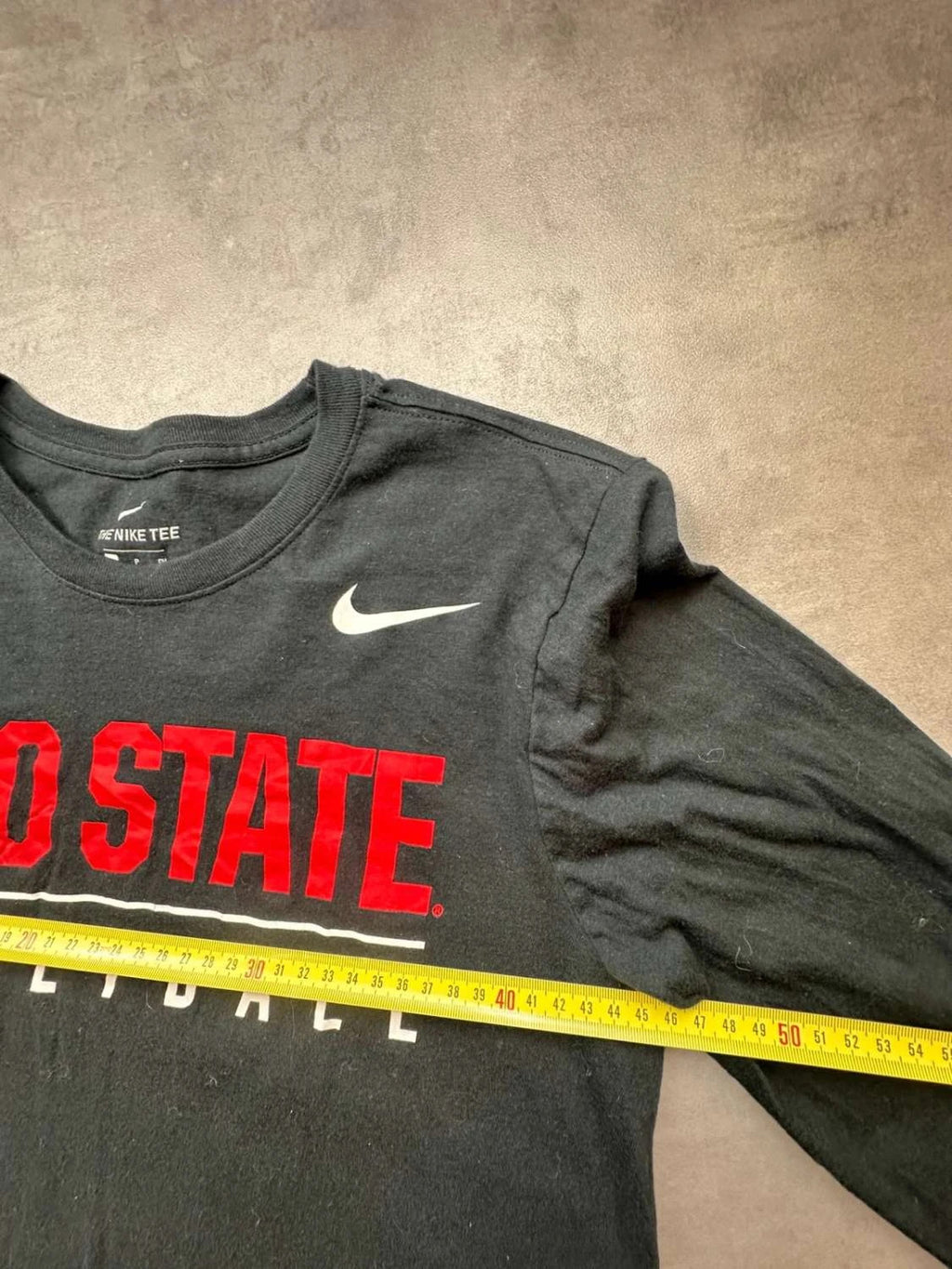 T-Shirt Nike Ohio State Volleyball Vintage Noir