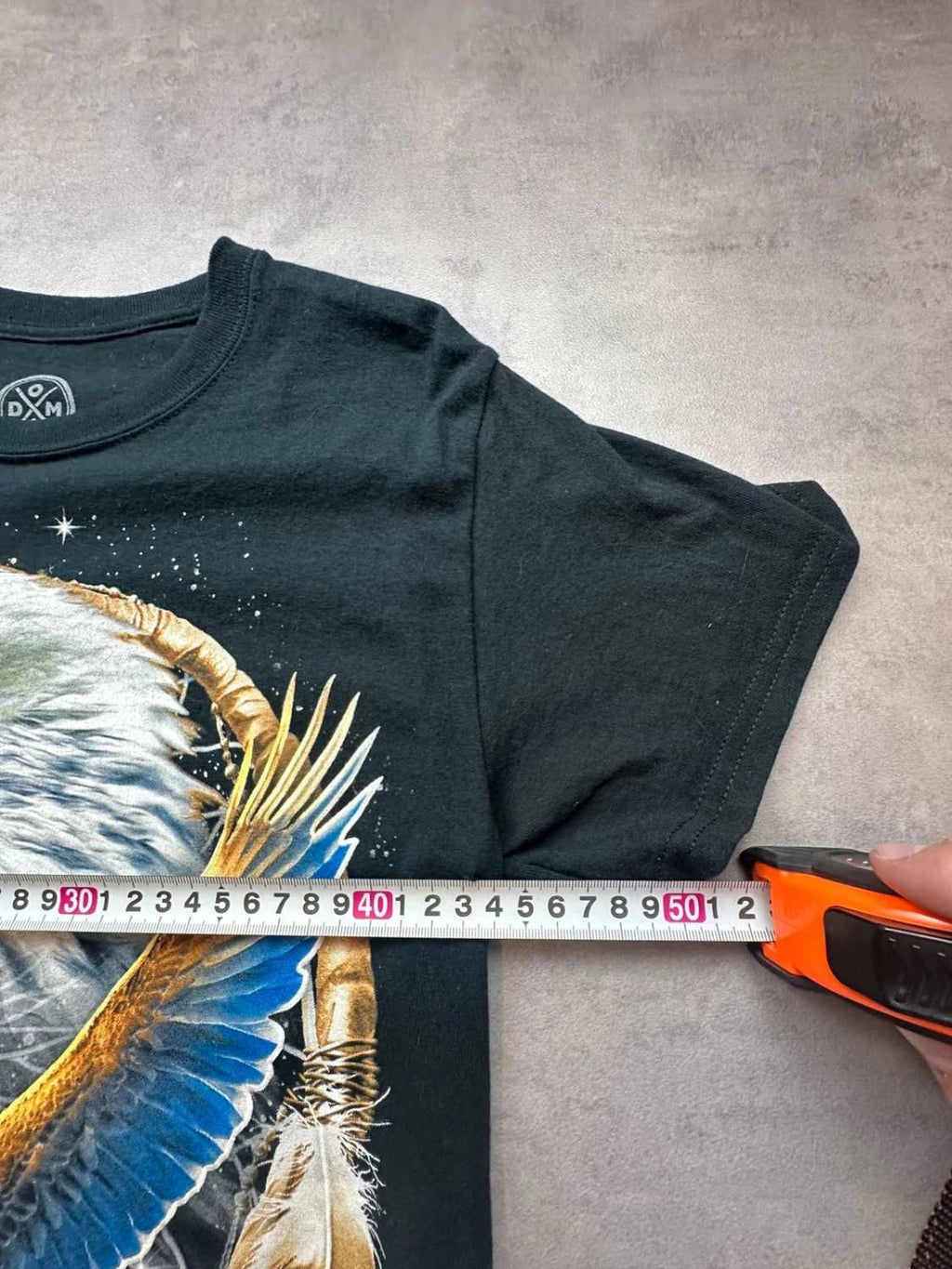 Tee Shirt Vintage Eagle Dreamcatcher Noir – Graphic Aigle Y2K 90s Streetwear