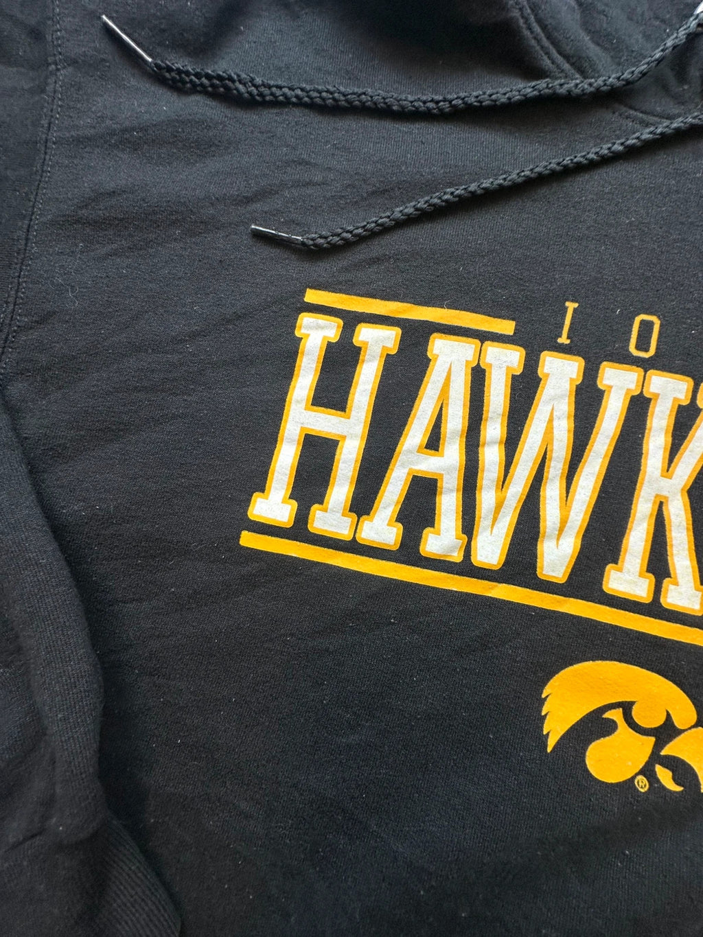 Hoodie Russell Athletic Vintage Iowa Hawkeyes – Noir
