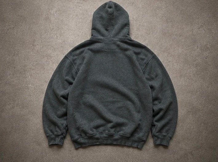 Hoodie Vintage Western Warriors Tennis – Gris Anthracite