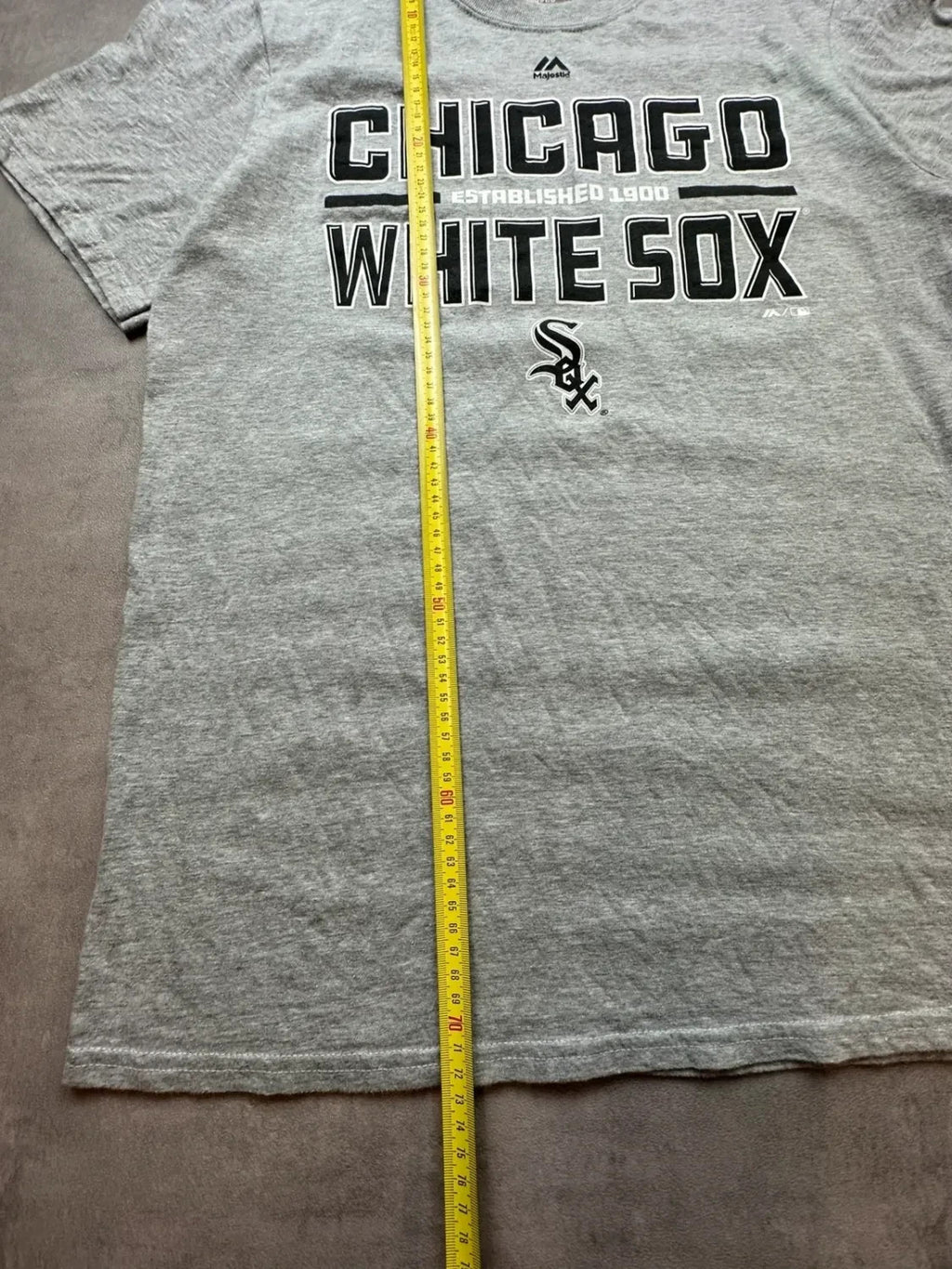 Tee-Shirt Majestic Vintage Chicago White Sox Gris – MLB