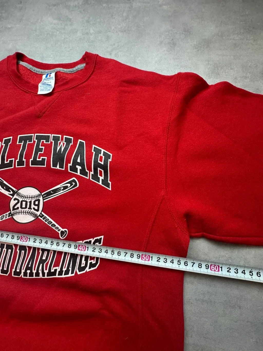 Sweat Russell Athletic Vintage Ooltewah Diamond Darlings Rouge – USA