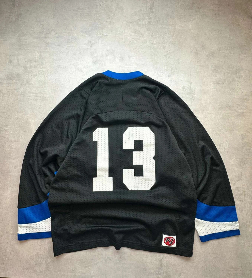 Maillot Hockey Vintage Spring Sets #13 Noir & Bleu