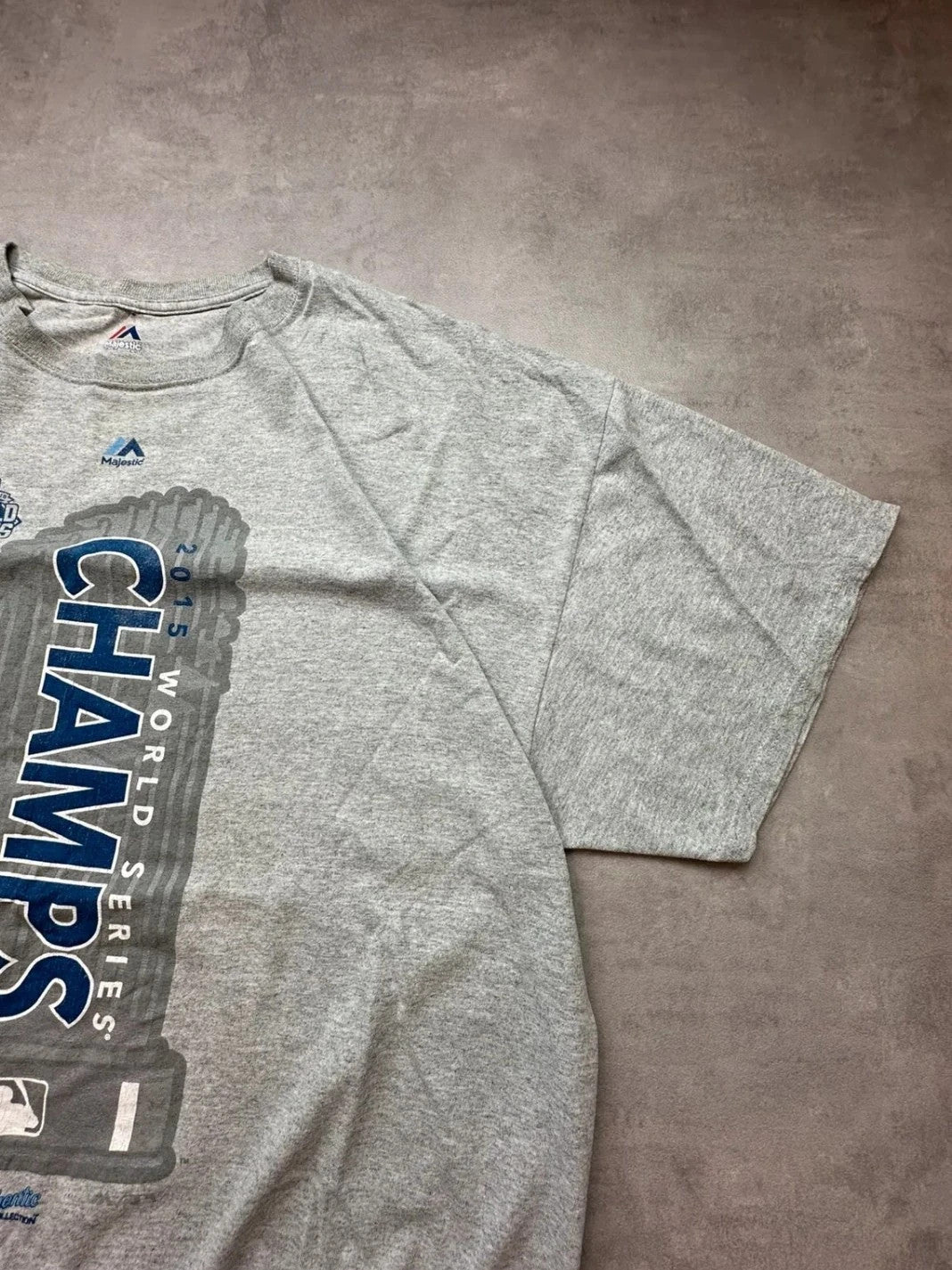 Tee Shirt MLB Vintage Kansas City World Series Gris – Baseball USA