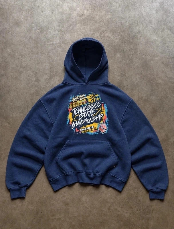 Sweat Hoodie Vintage Tennessee State Basketball Championship 2012 – Navy