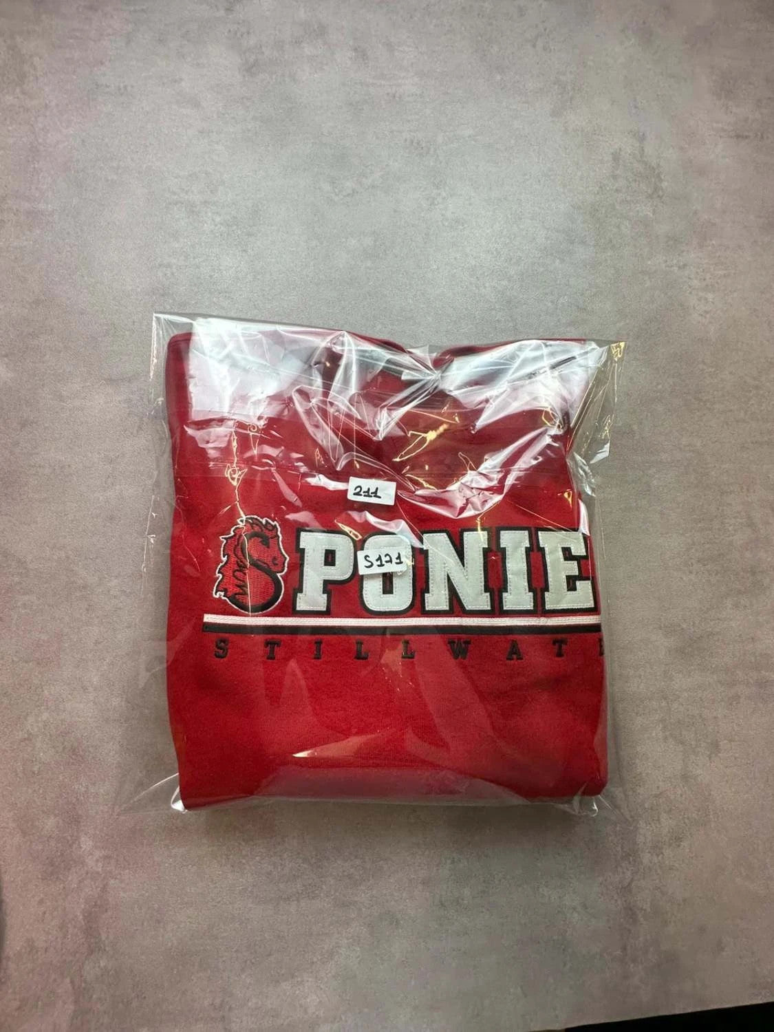 Sweat Russell Athletics Vintage Ponies Stillwater Rouge – College Sportswear