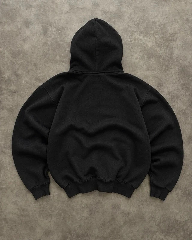 Sweat Hoodie Vintage Mitchell College USA – Black