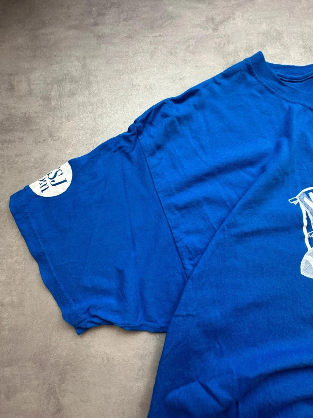 Tee Shirt Vintage The Daily Fix Sportswriting Blue