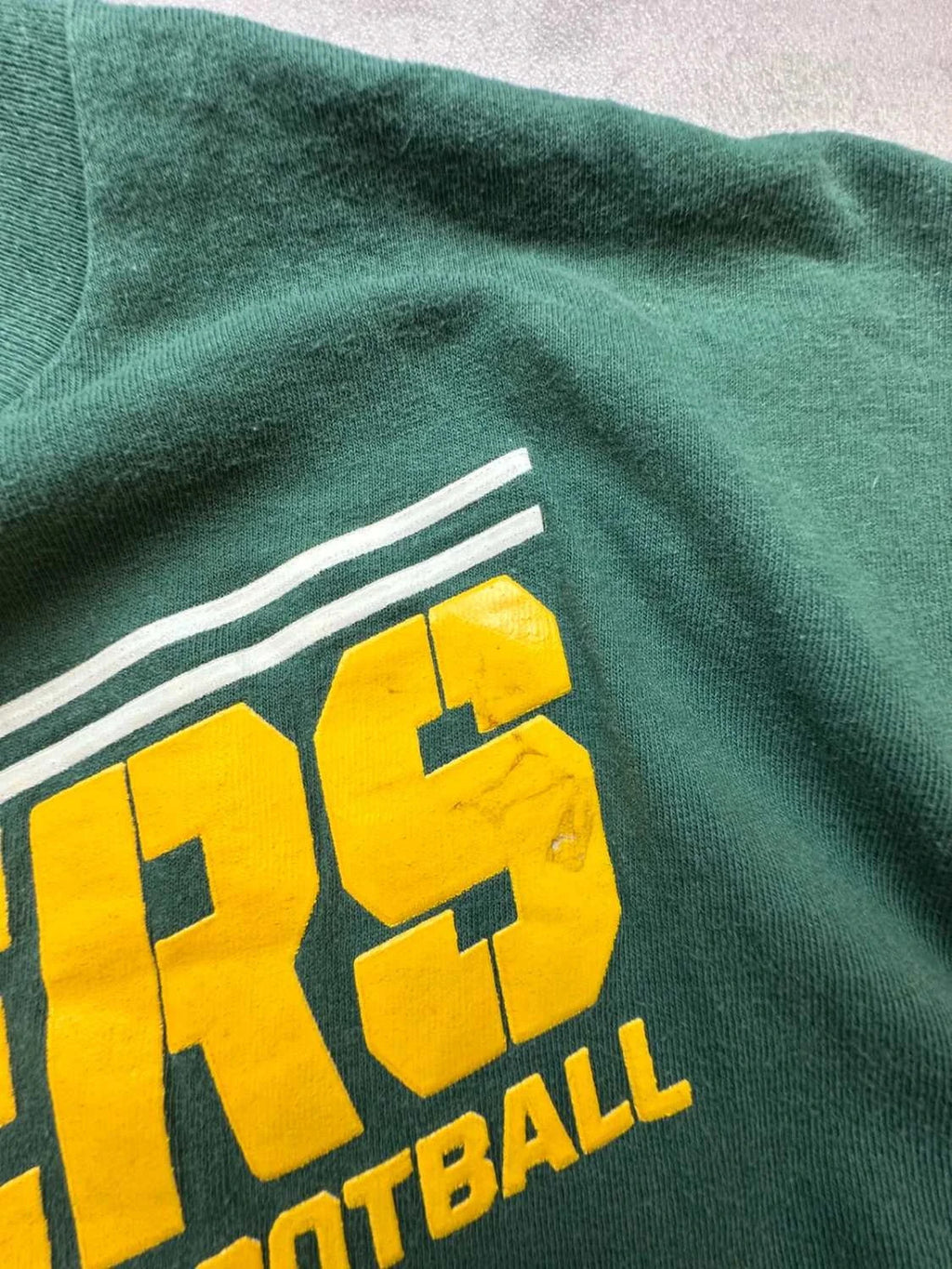 T-Shirt Vintage NFL Green Bay Packers Majestic Vert