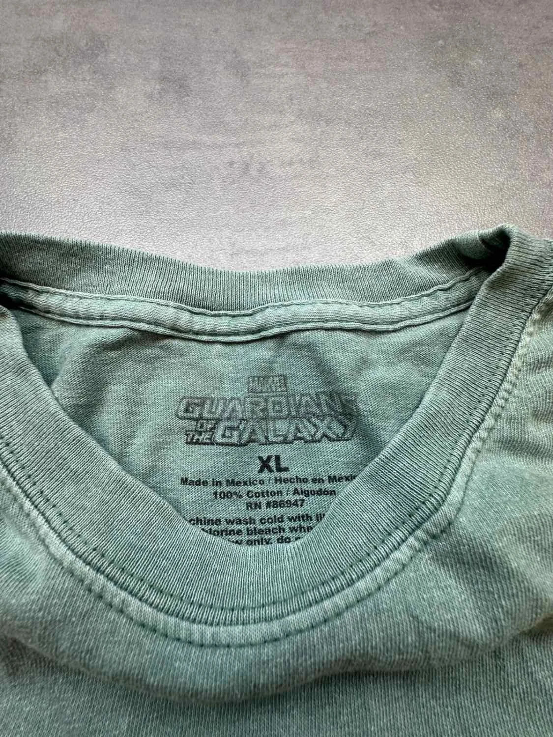 Tee Shirt Marvel Vintage Groot Guardians of the Galaxy Vert d’Eau – Graphic Print Y2K