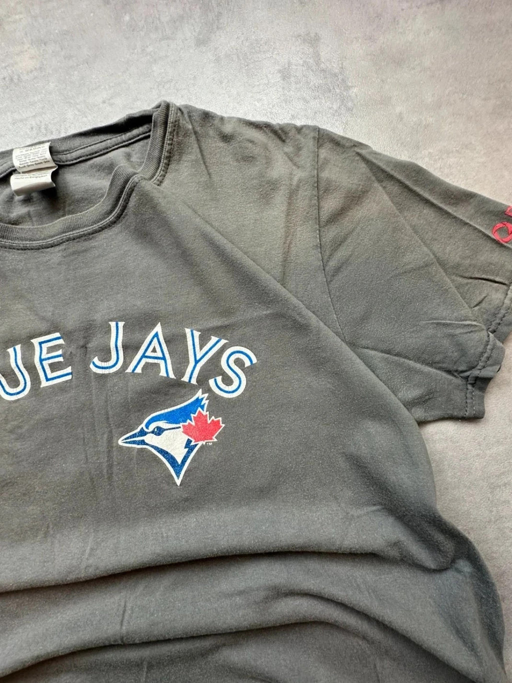 Tee-Shirt Vintage Blue Jays Dad #15 Gris