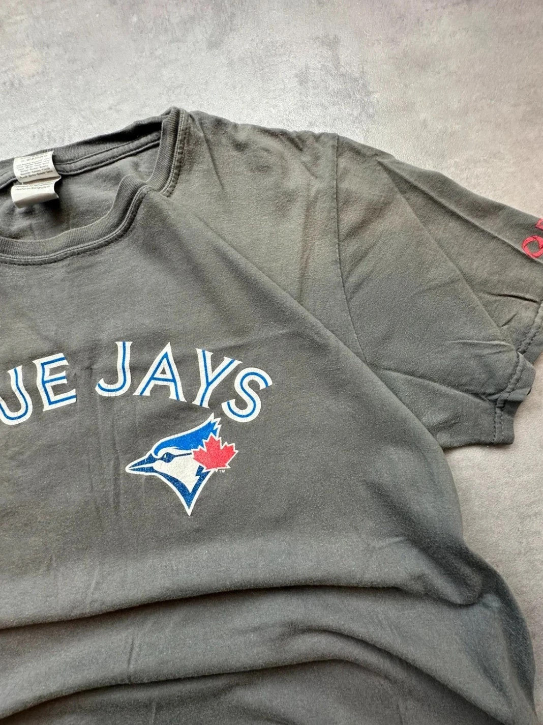 Tee-Shirt Vintage Blue Jays Dad #15 Gris