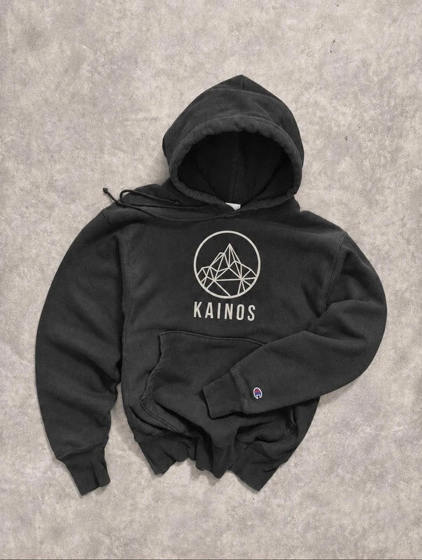 Sweat Hoodie Vintage Champion Kainos – Noir