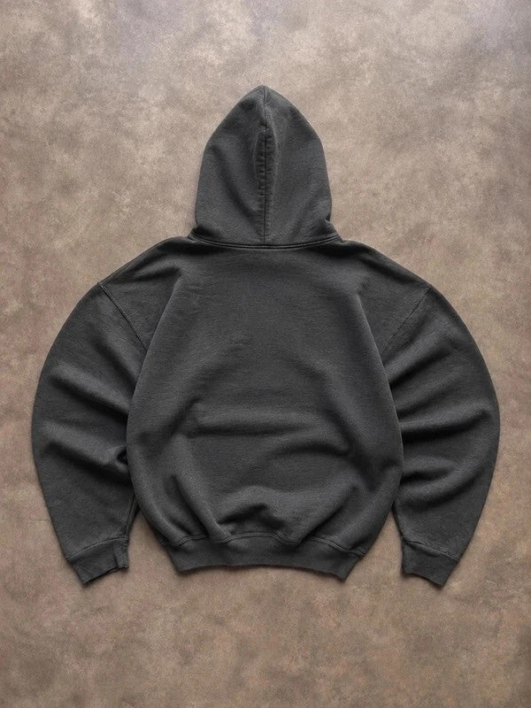 Sweat Hoodie Vintage Forest Grove High School Viking Fab – Gris Y2K