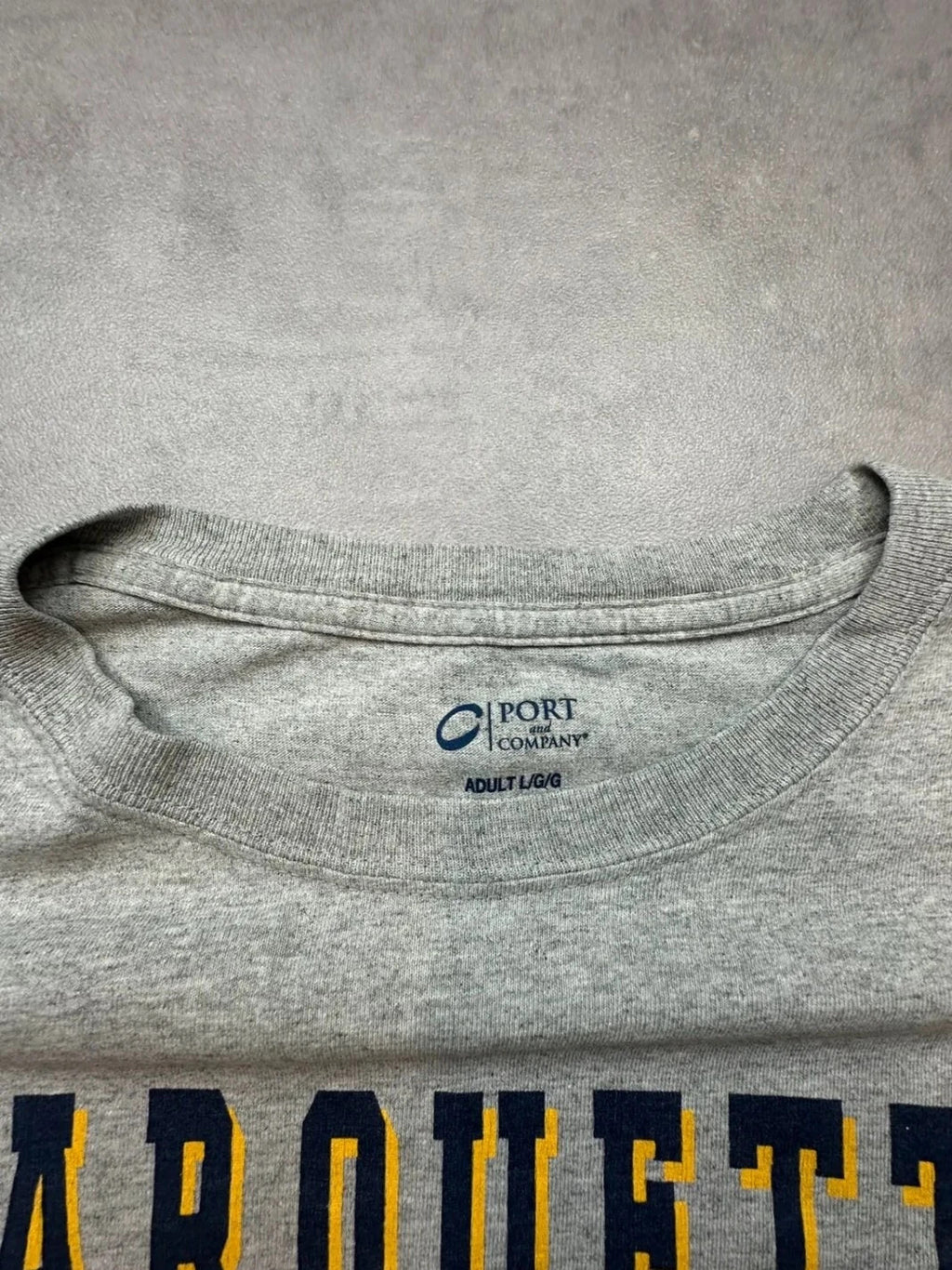 Tee-Shirt Vintage Marquette University Gris
