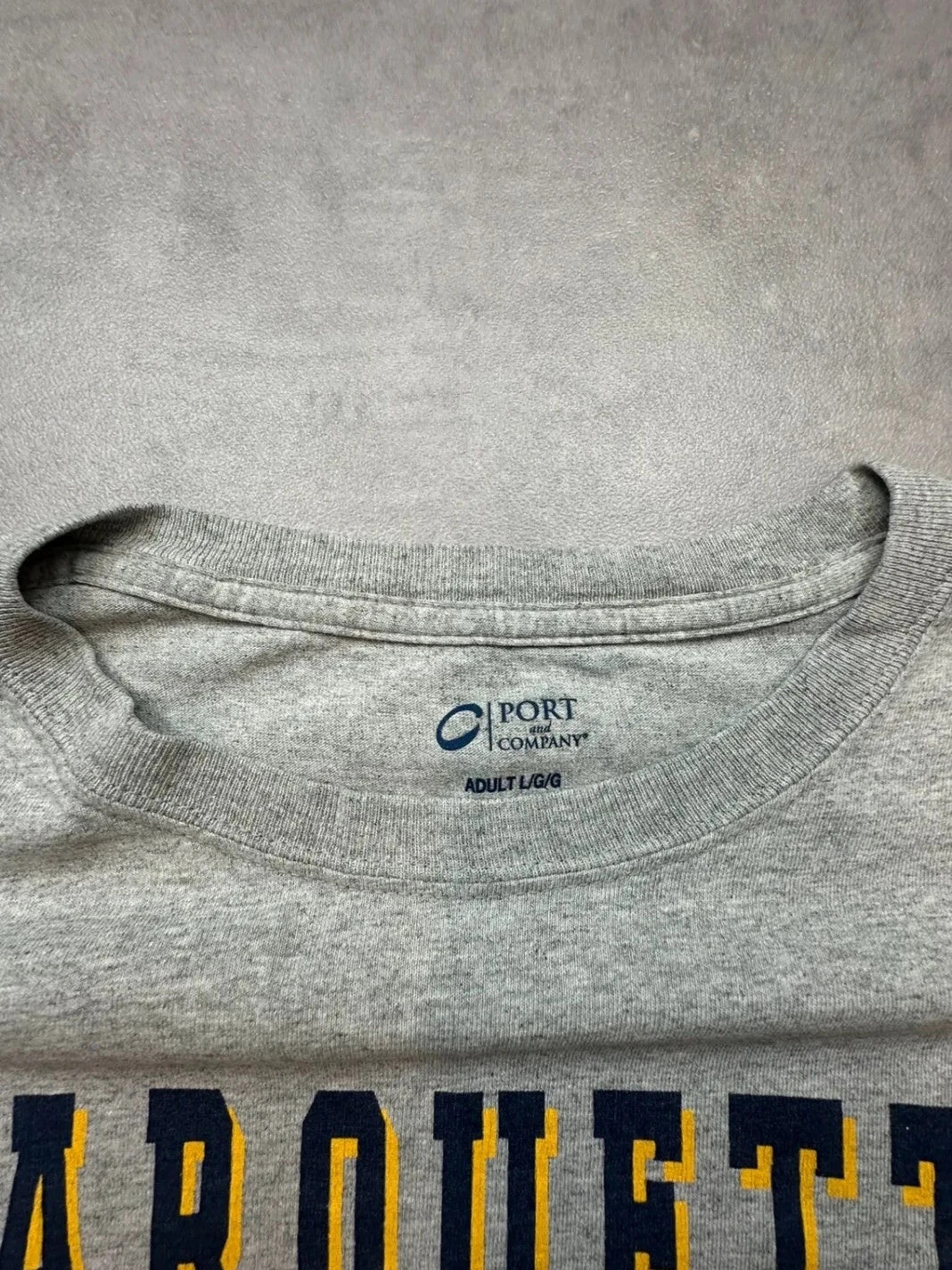 Tee-Shirt Vintage Marquette University Gris