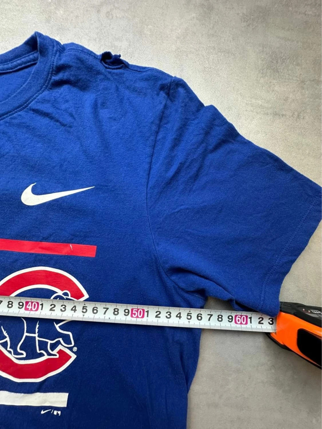 T-Shirt Nike Vintage Cubs World Series 2018 Bleu