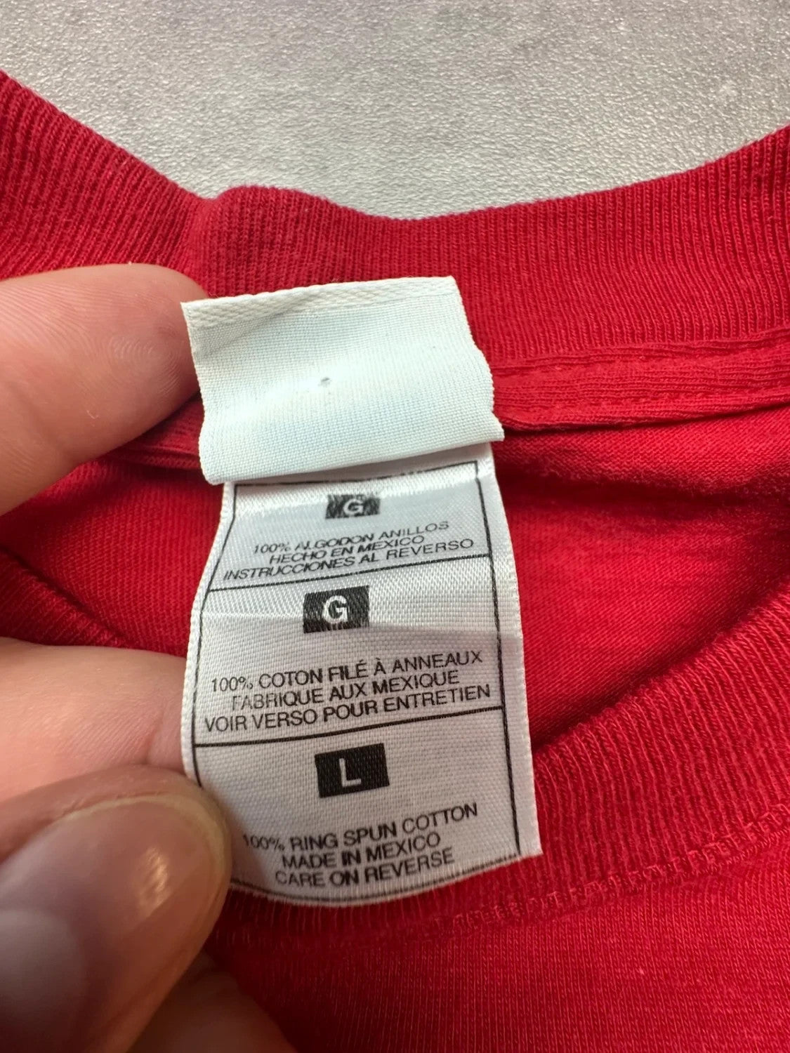 Tee-Shirt Vintage 90's Ball State Cardinals Rouge