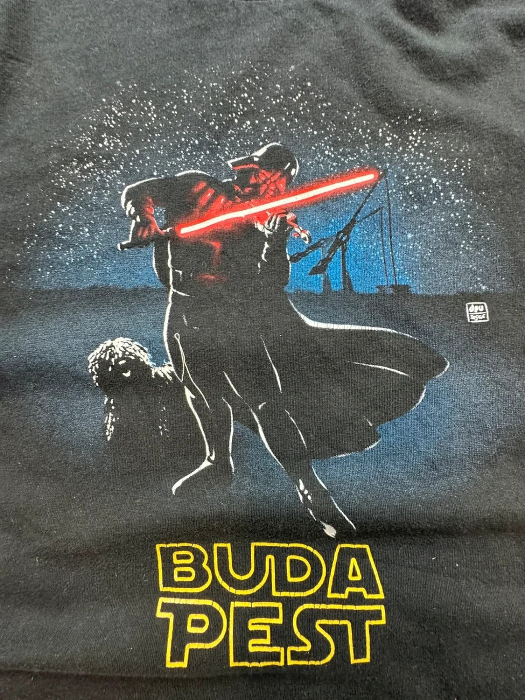 T-Shirt Star Wars Budapest Dark Vador Vintage