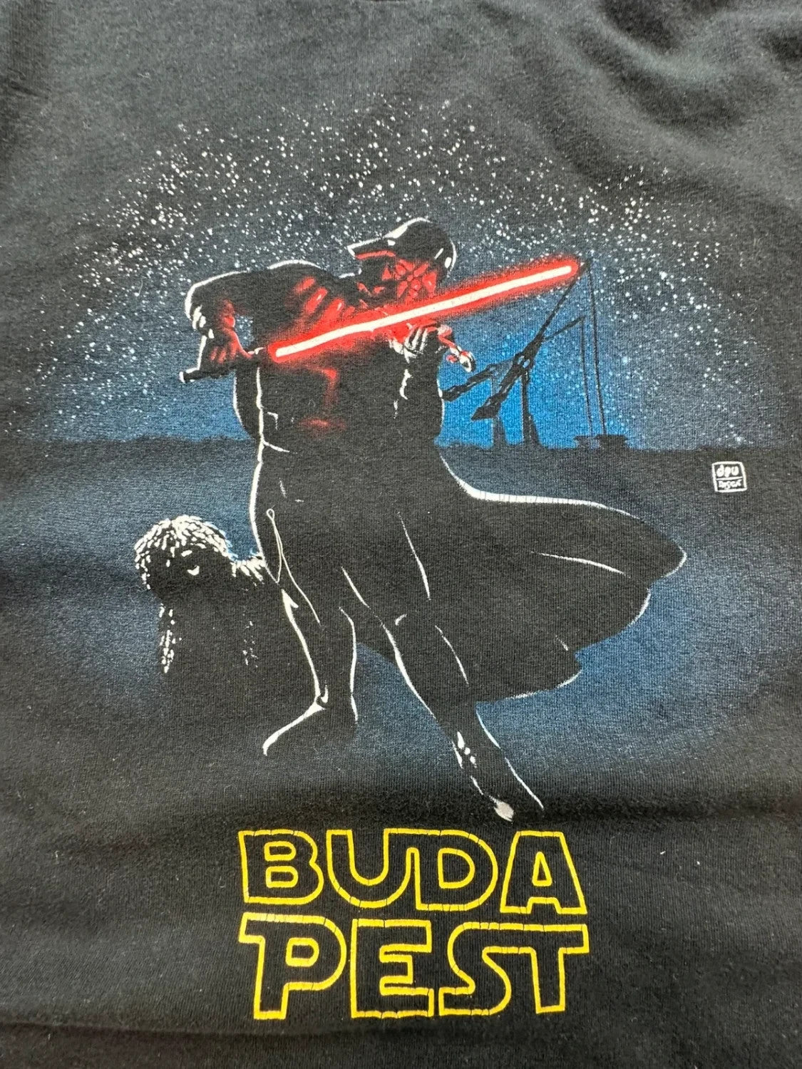 T-Shirt Star Wars Budapest Dark Vador Vintage