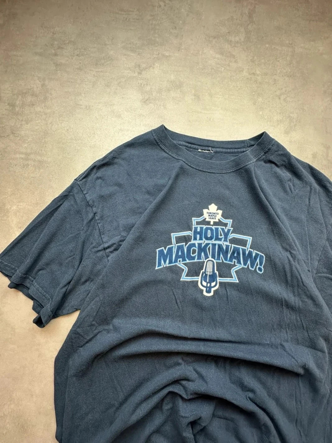 Tee Shirt Vintage Holy Mackinaw Toronto Maple Leafs – Marine