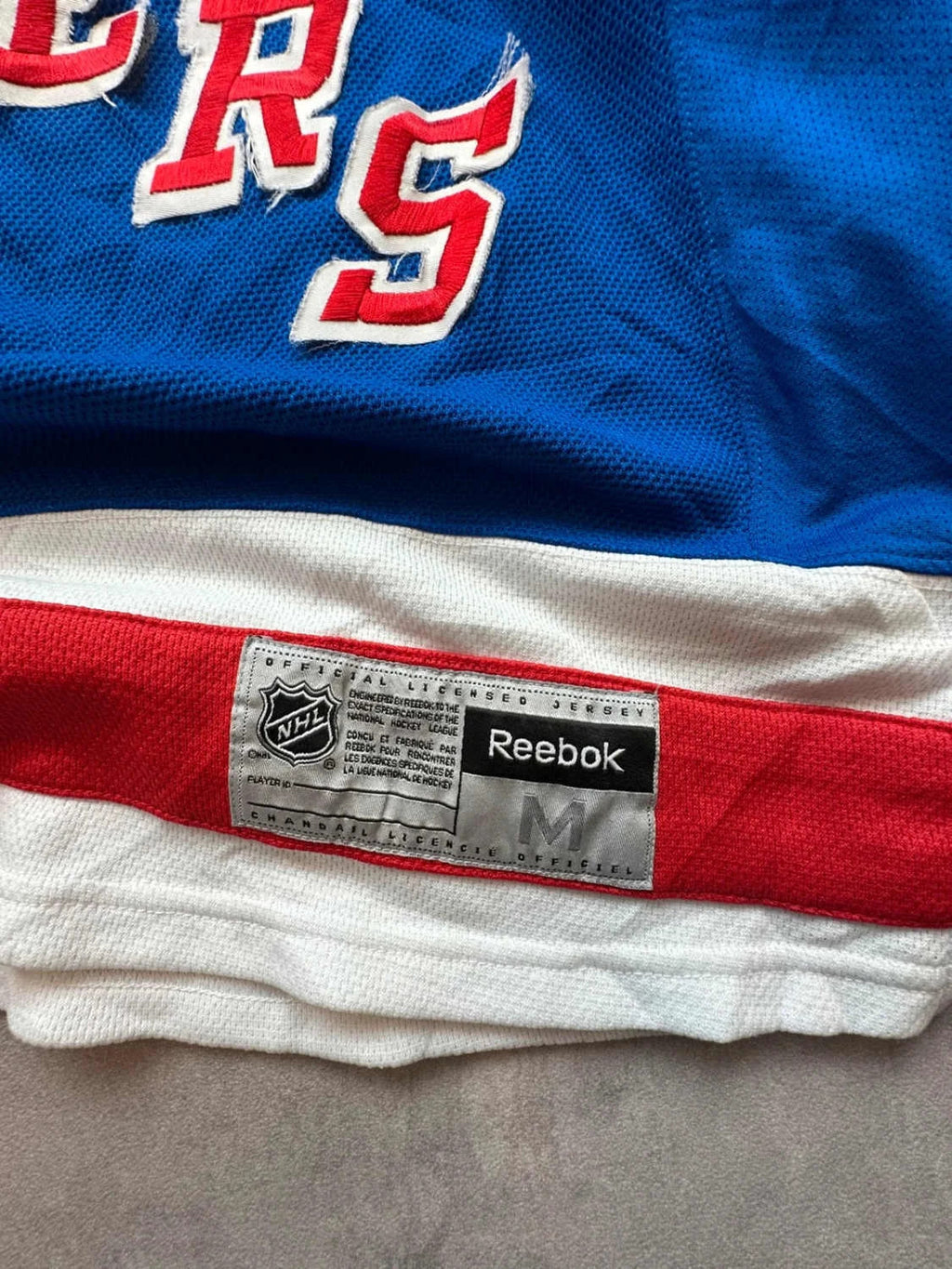 Maillot New York Rangers Reebok NHL Vintage Hockey Bleu