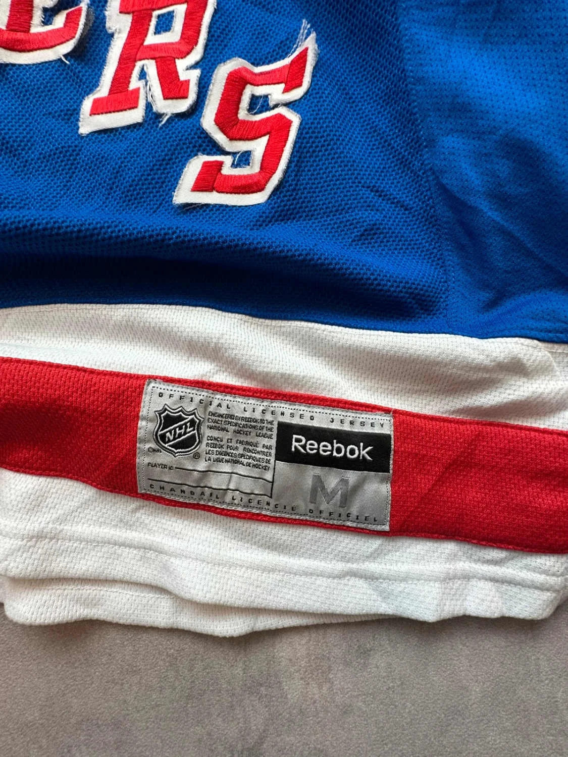 Maillot New York Rangers Reebok NHL Vintage Hockey Bleu