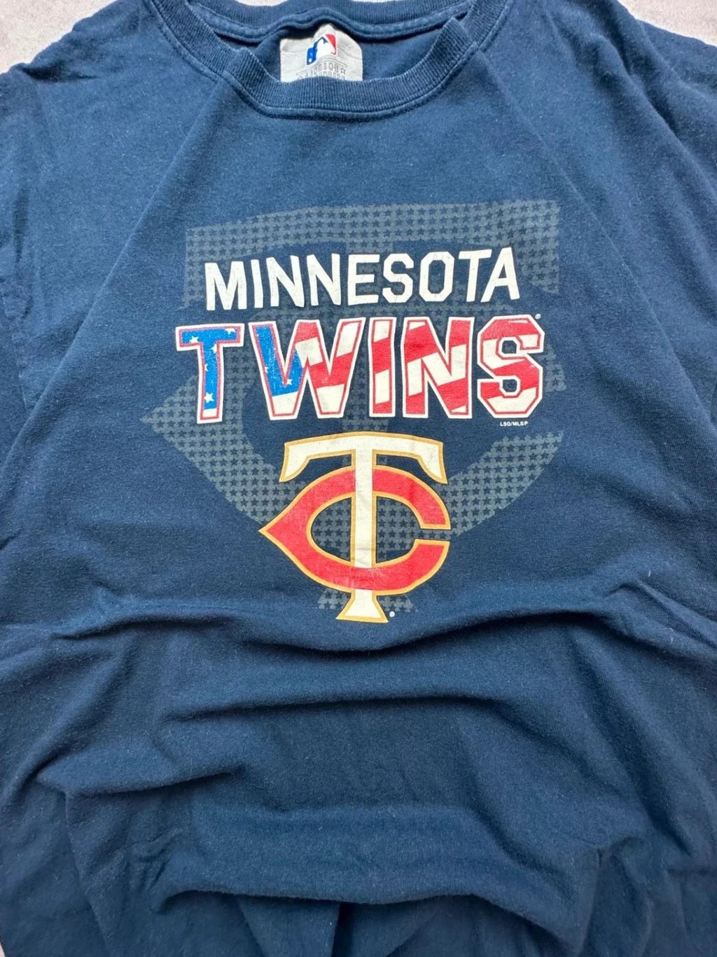 Tee Shirt Vintage MLB Minnesota Twins Navy – Logo Baseball