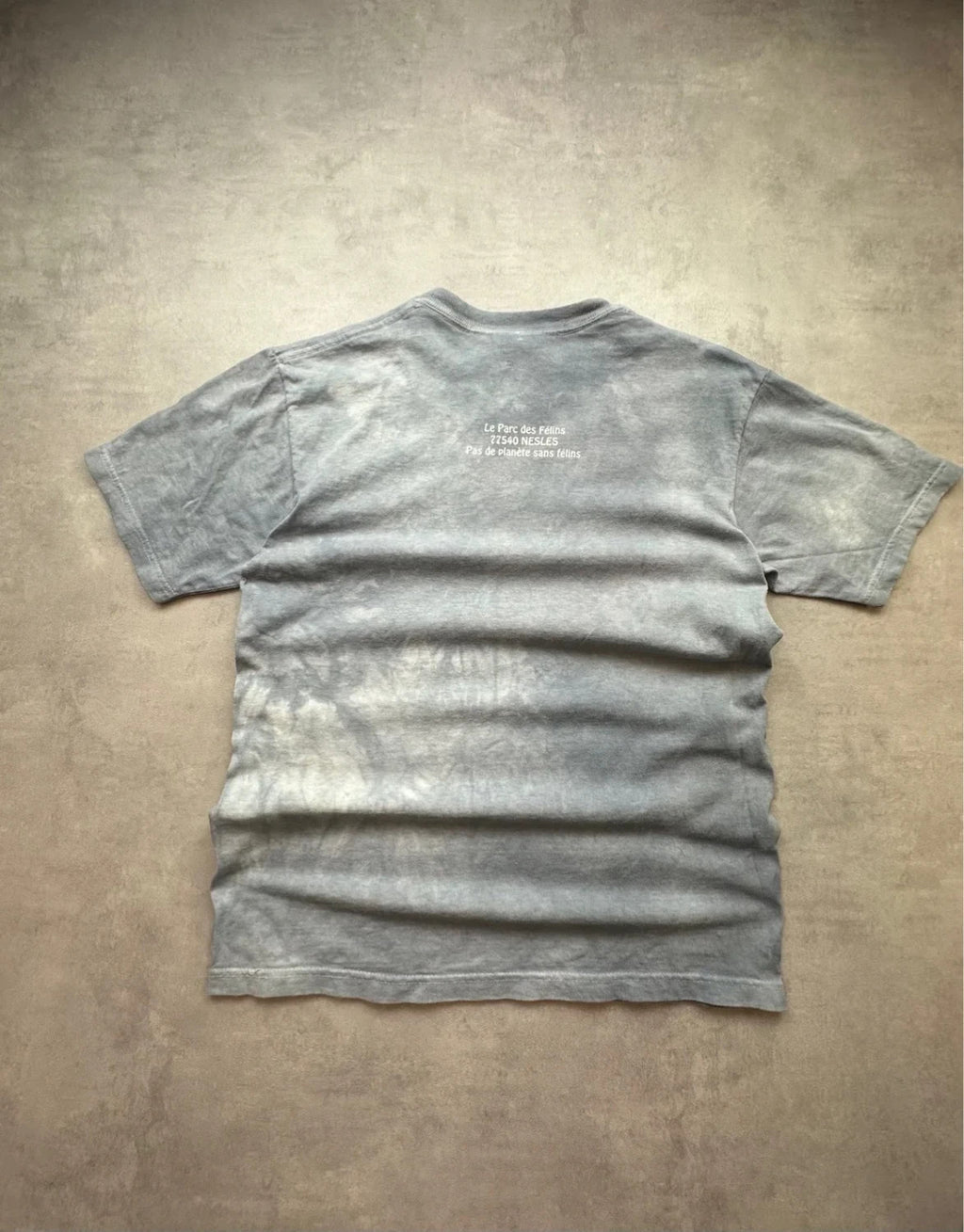 Tee-Shirt Vintage The Mountain Tiger Blanc Gris