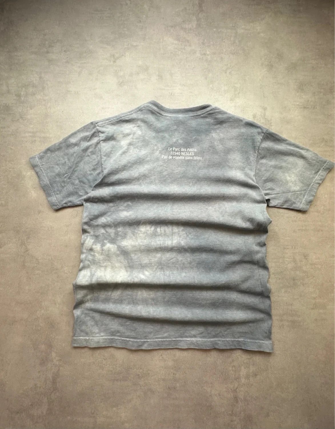 Tee-Shirt Vintage The Mountain Tiger Blanc Gris