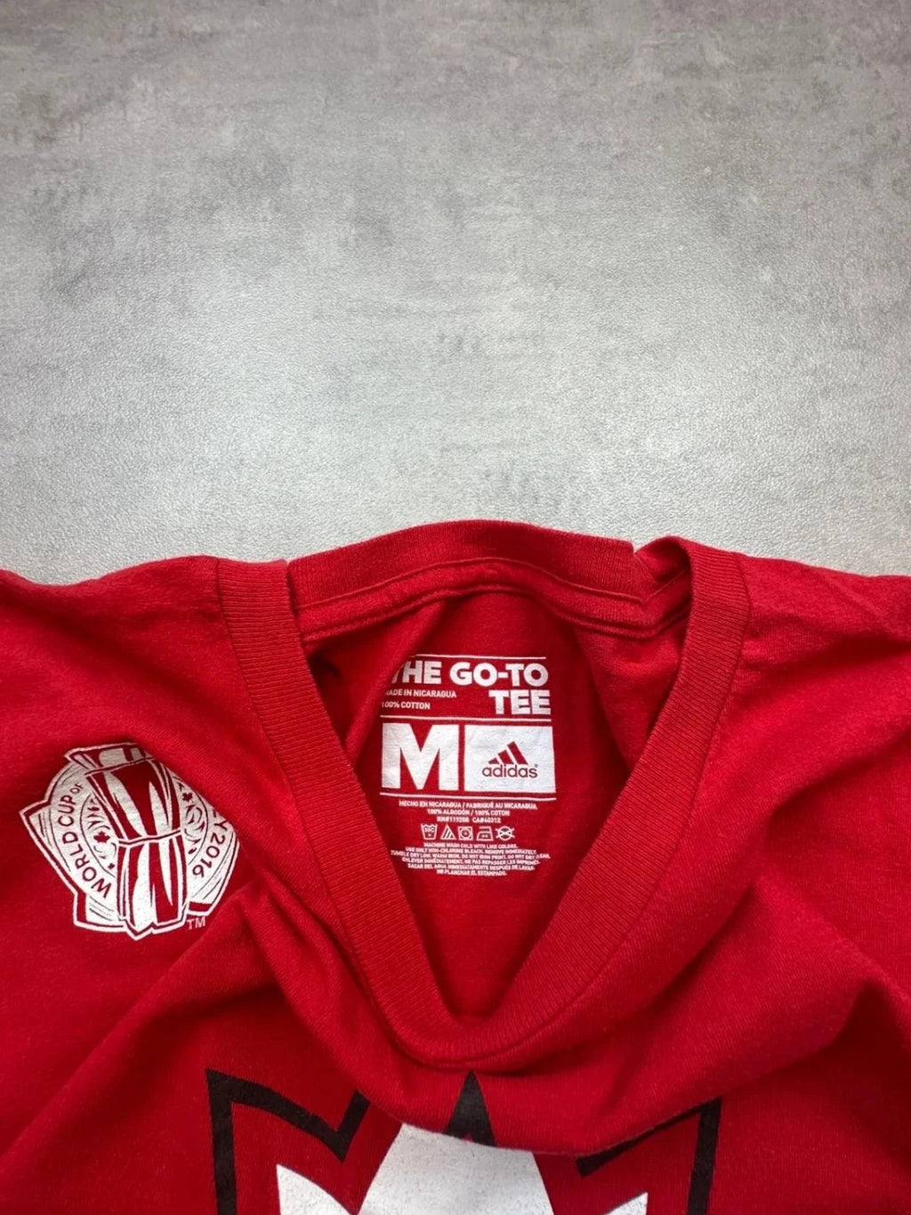 Tee Shirt Adidas Vintage Red Canadians Hockey Rouge – Hockey Canada