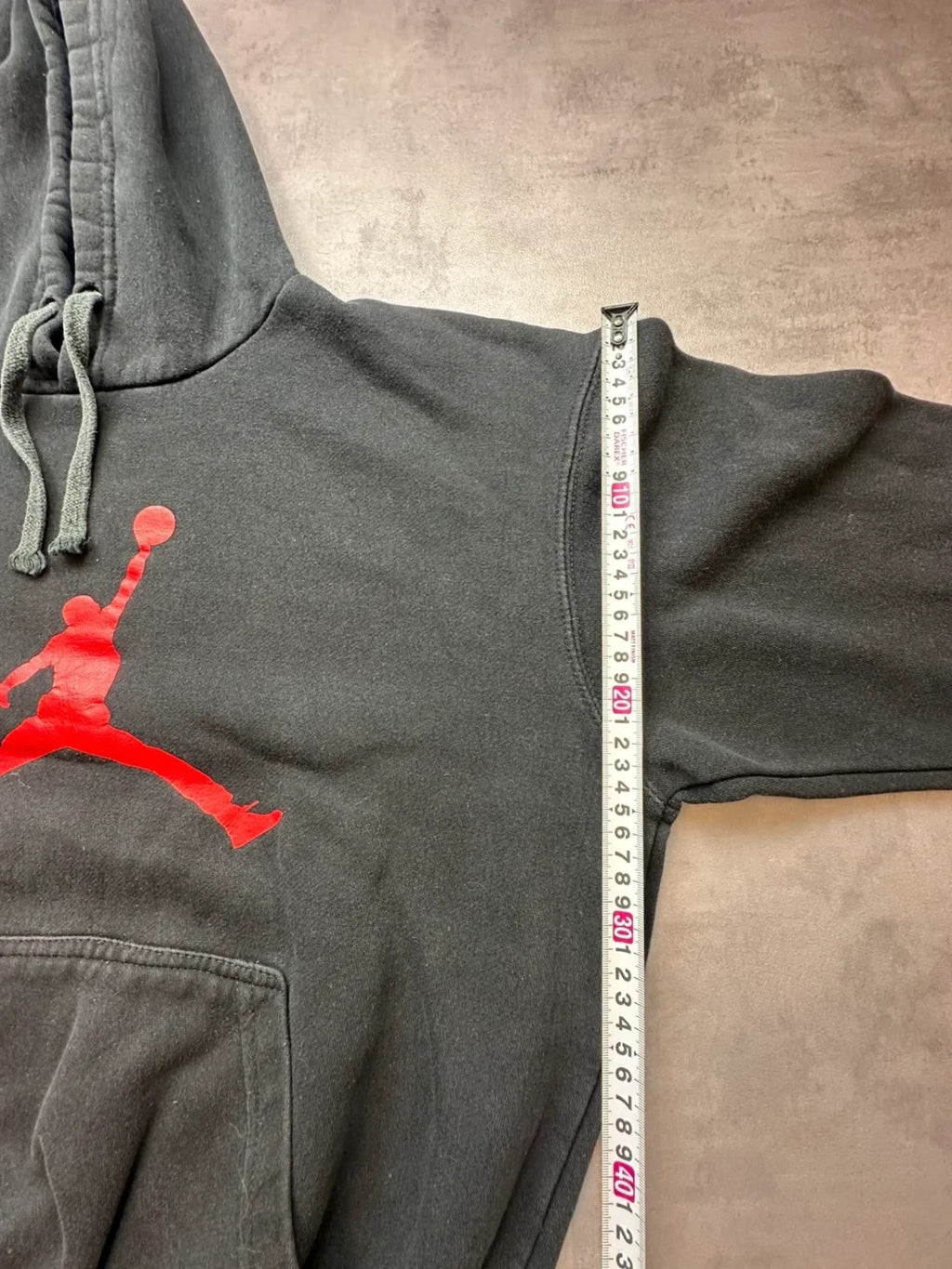 Hoodie Vintage Air Jordan Jumpman Noir & Rouge – Sweat Sportswear Y2K Streetwear