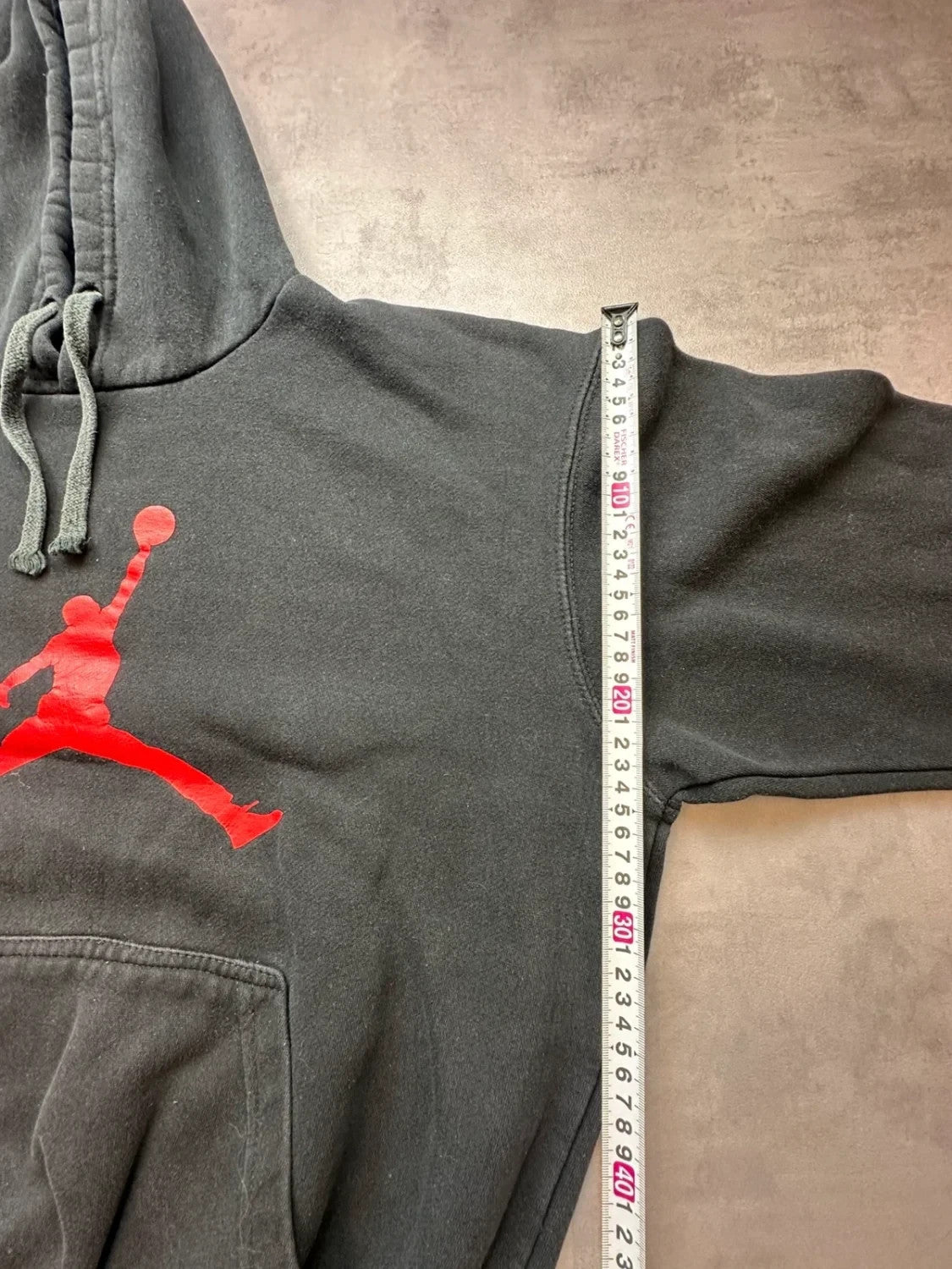 Hoodie Vintage Air Jordan Jumpman Noir & Rouge – Sweat Sportswear Y2K Streetwear