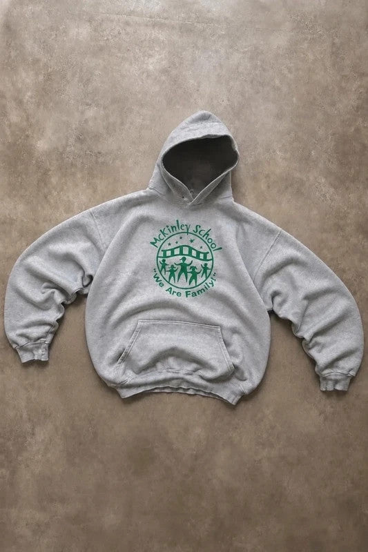 Sweat Vintage McKinley School Family – Gris