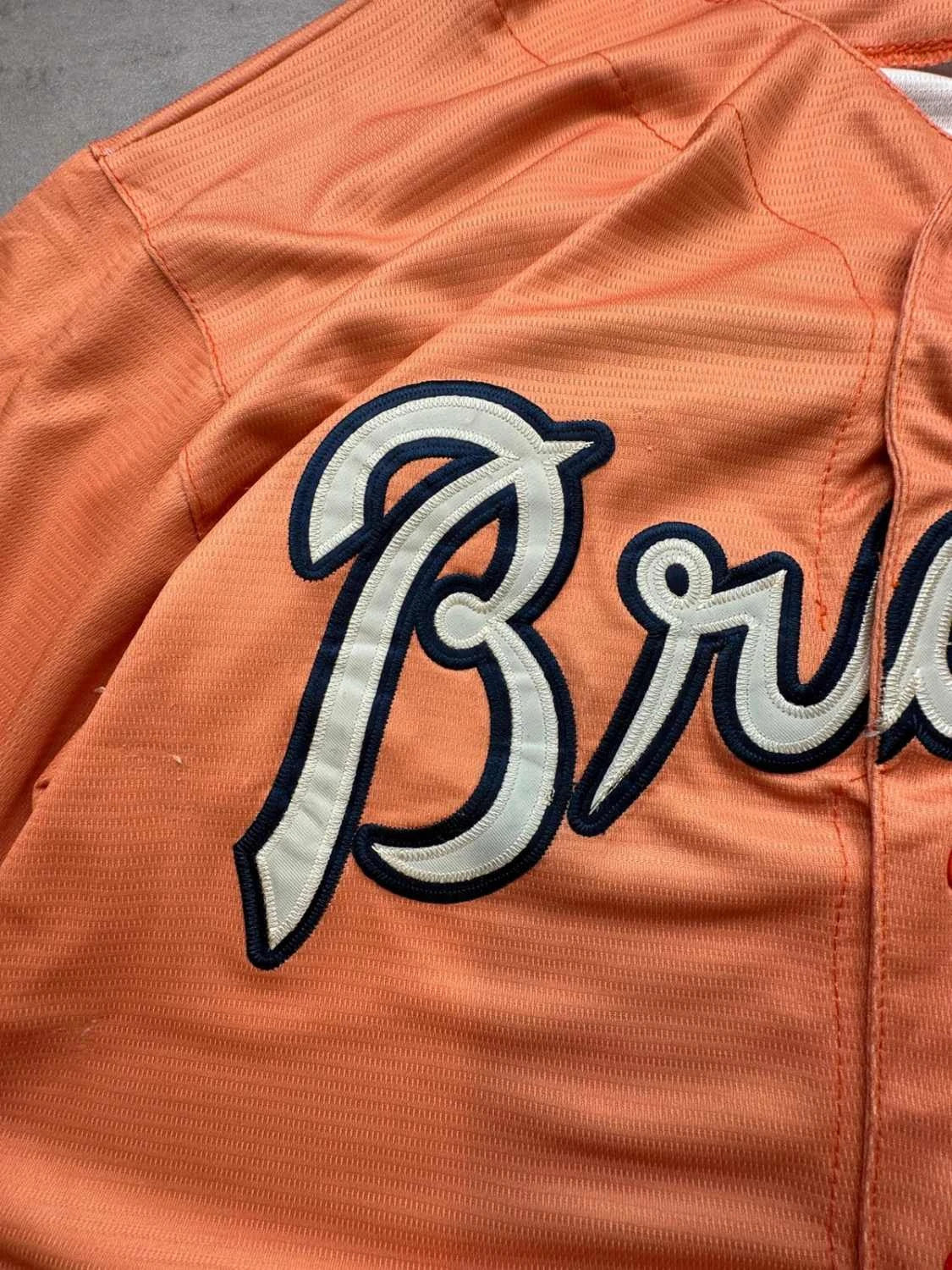 Maillot Vintage Atlanta Braves MLB Daddy’s Girl #1 – Corail