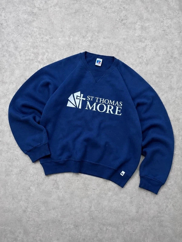 Sweat Crewneck Vintage Russell Athletic St. Thomas More