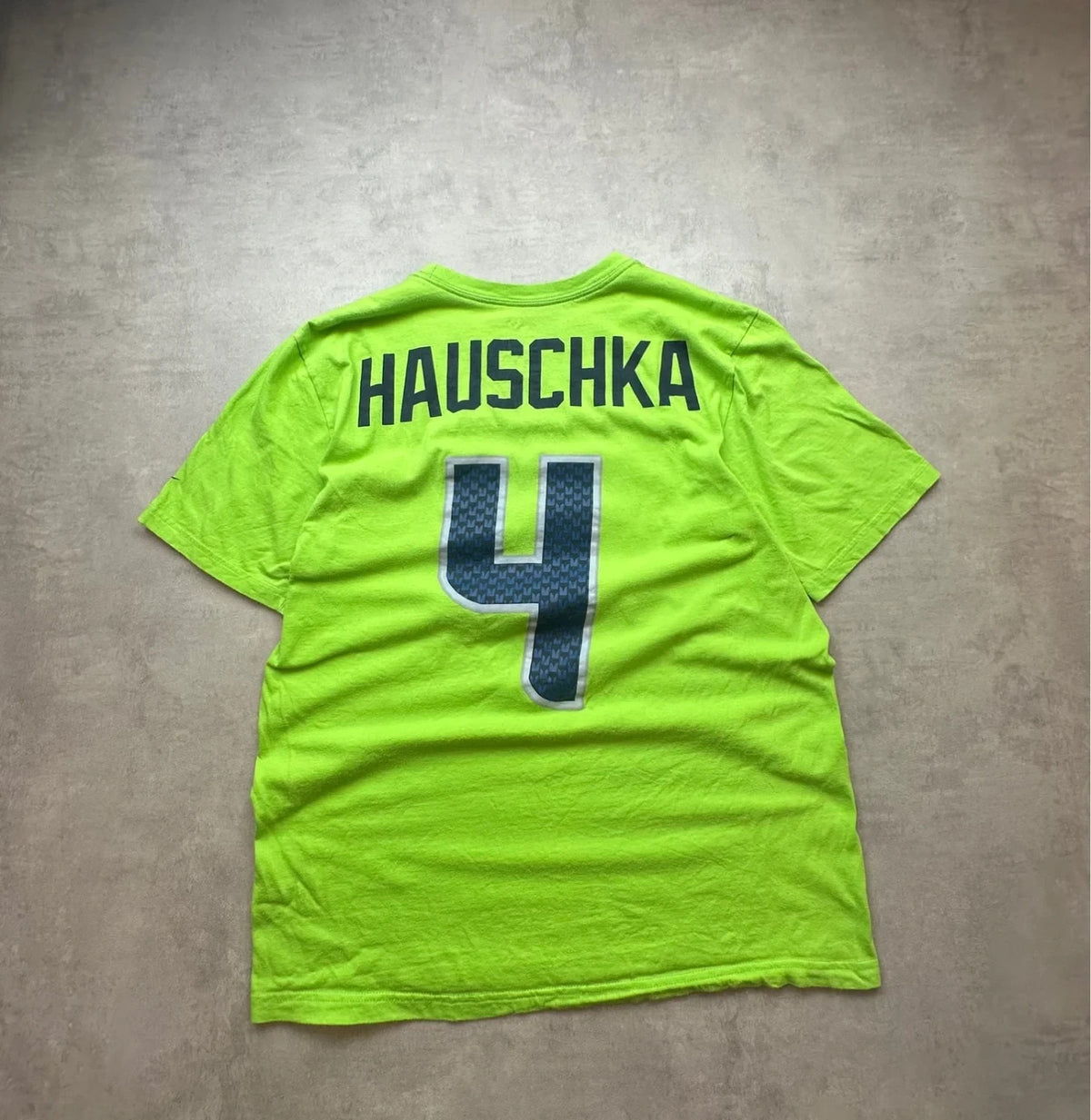 Tee-shirt Nike NFL Vintage Seattle Seahawks Steven Hauschka #4 Vert