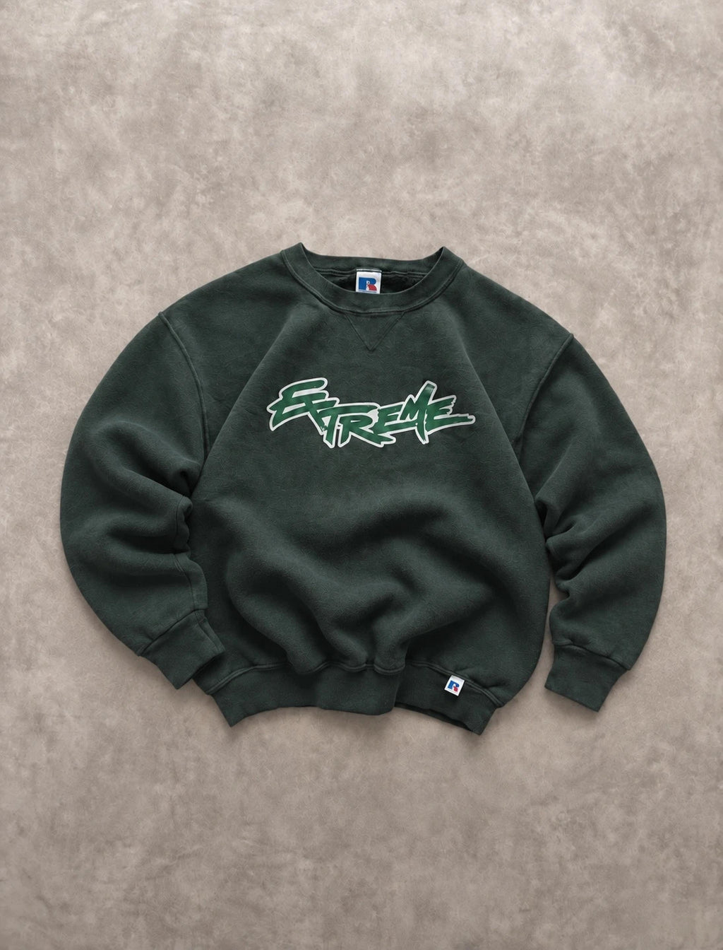 Sweat Crewneck Vintage Russell Athletic Extreme – Green
