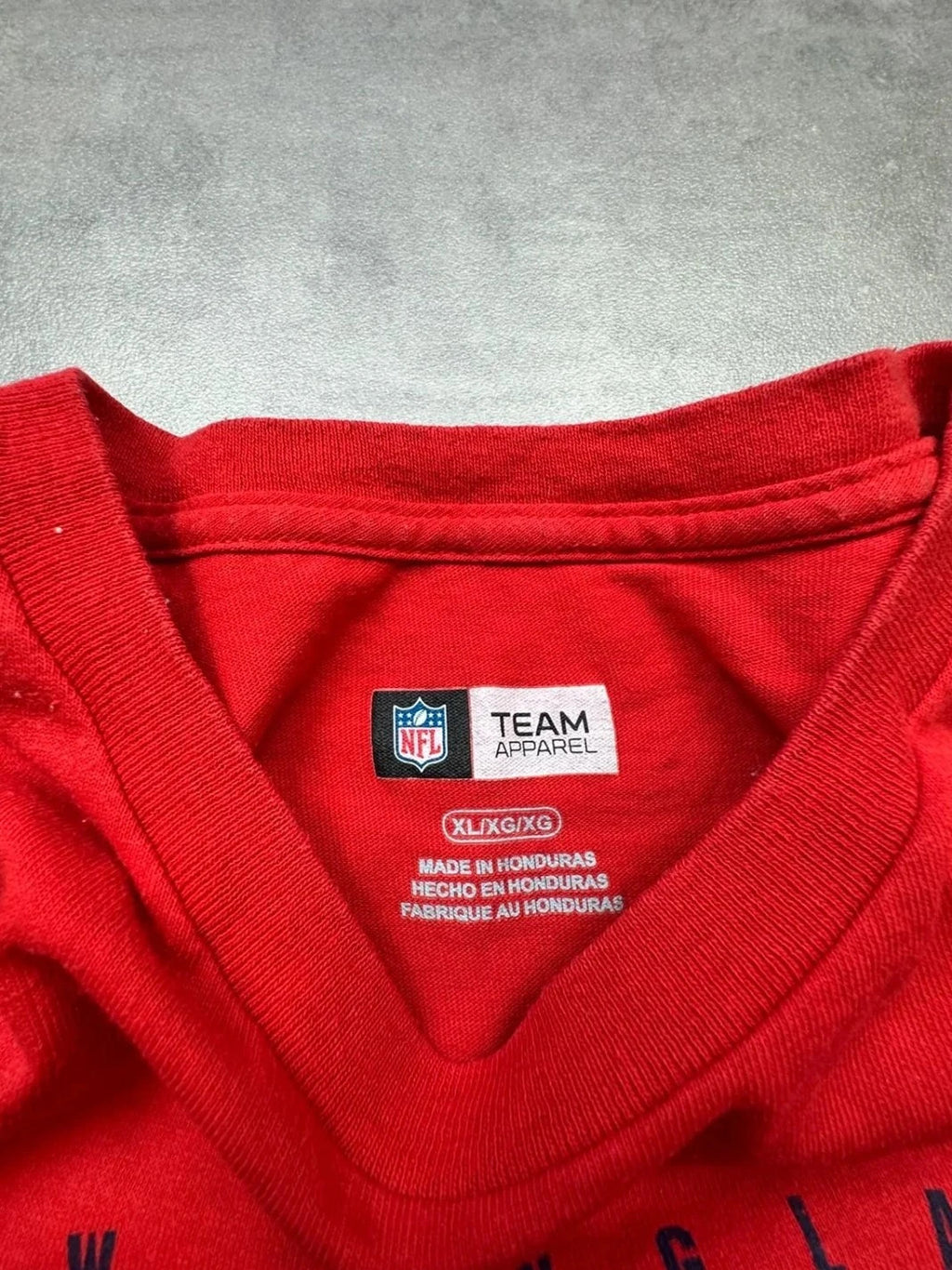 Tee-Shirt NFL New England Patriots Vintage Rouge – Football Américain