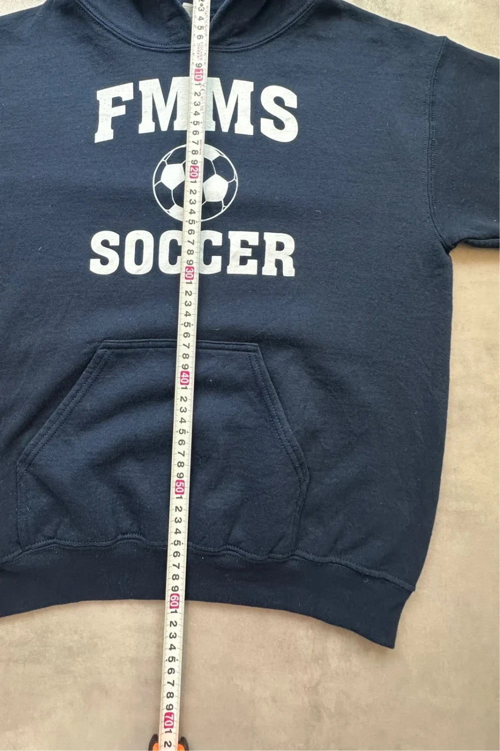 Hoodie Vintage FMMS Soccer – Bleu Marine