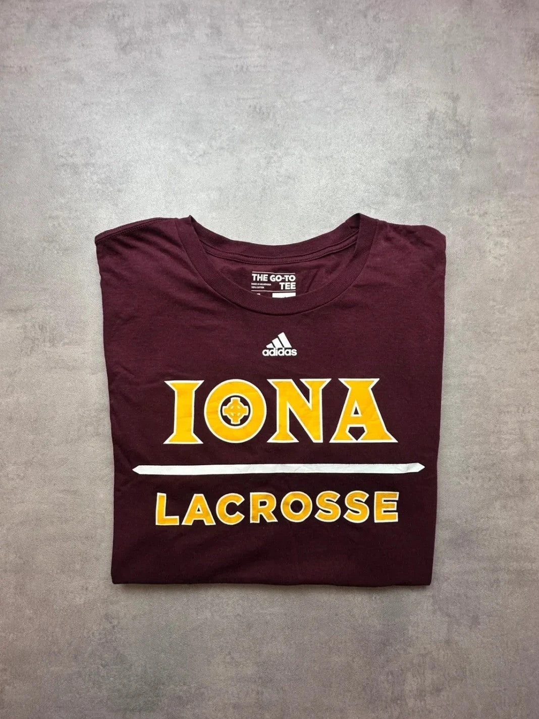 Tee-Shirt Adidas Iona Lacrosse Bordeaux