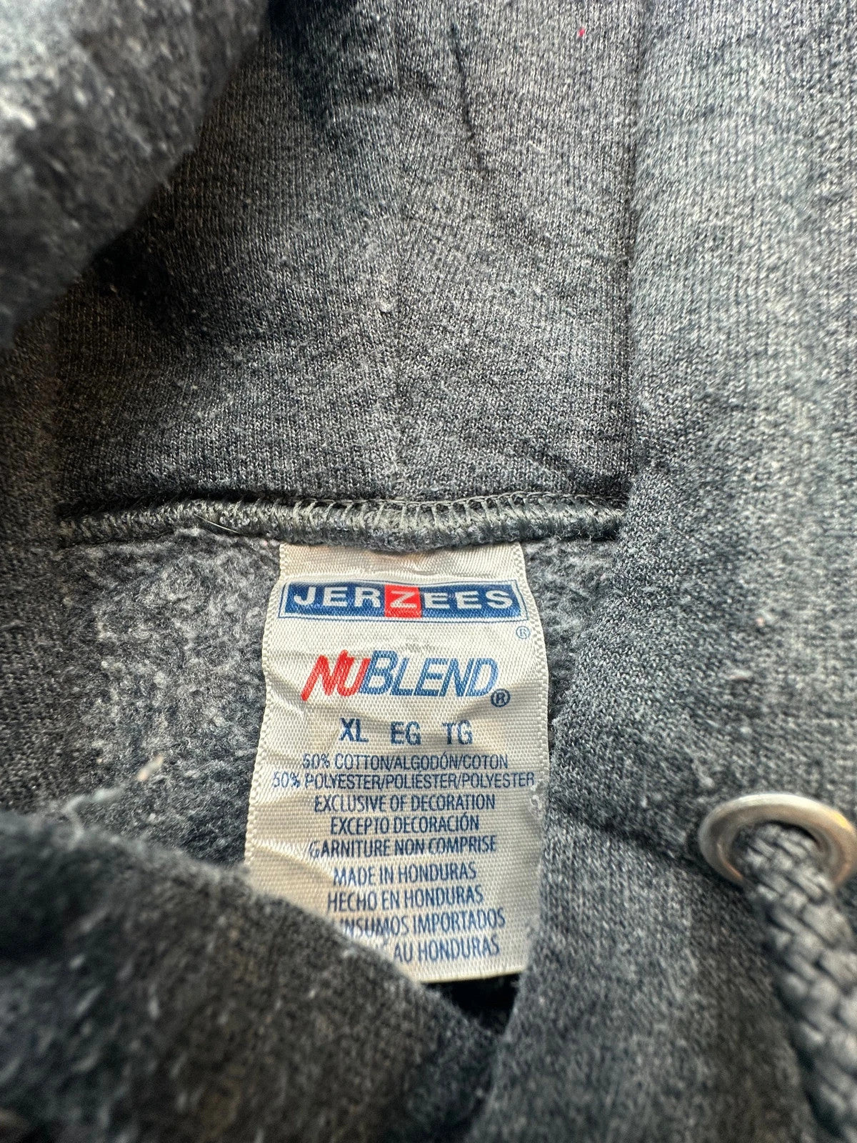 Hoodie Vintage Northland Adams Wisconsin – Gris Foncé – Y2K USA