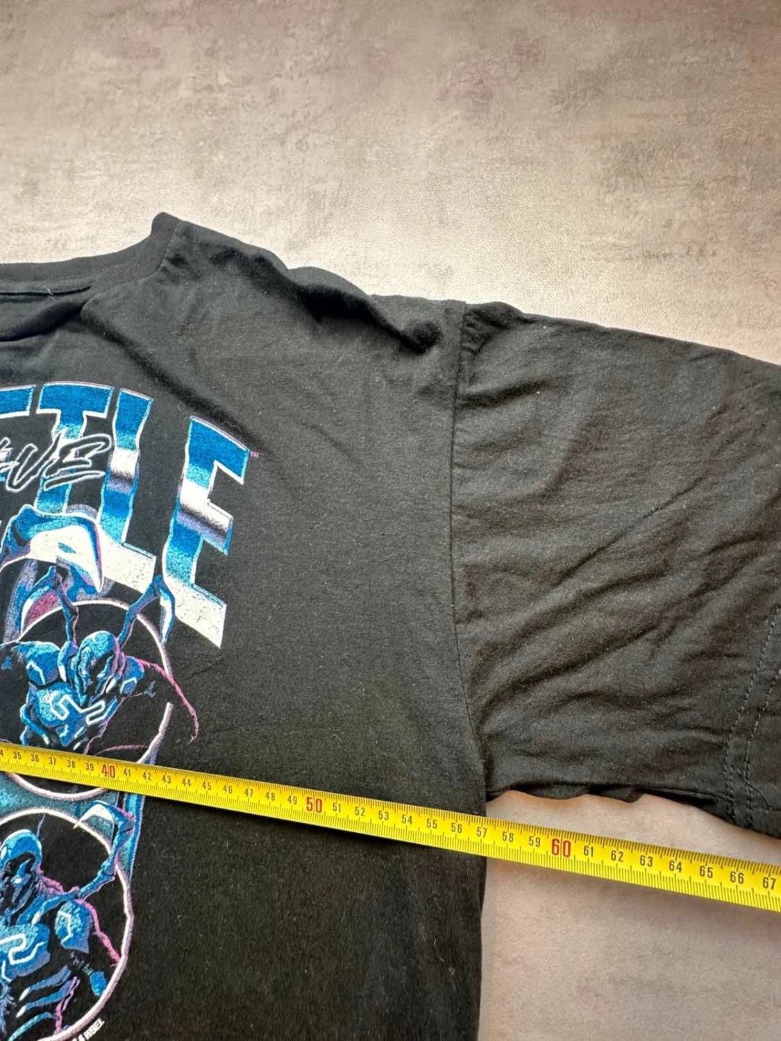 T-Shirt Vintage Blue Beetle DC Comics « Blue Beetle » – Noir