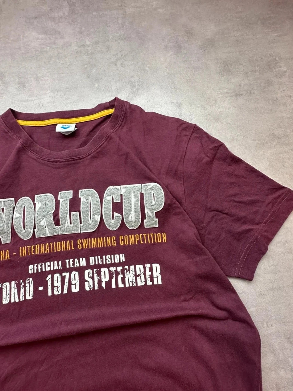 Tee Shirt Vintage Arena World Cup 1979 Tokyo – Swimming