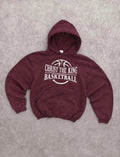 Sweat Vintage Christ The King Basketball – Bordeaux