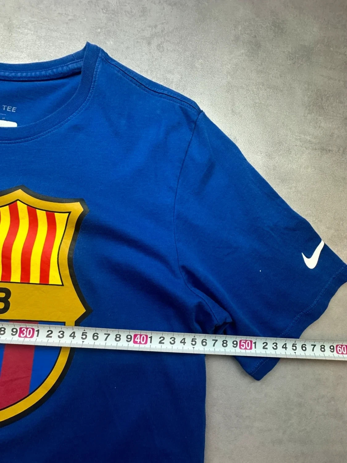 Tee-shirt Nike Vintage FC Barcelone Bleu Homme Taille M | WellStore Vintage