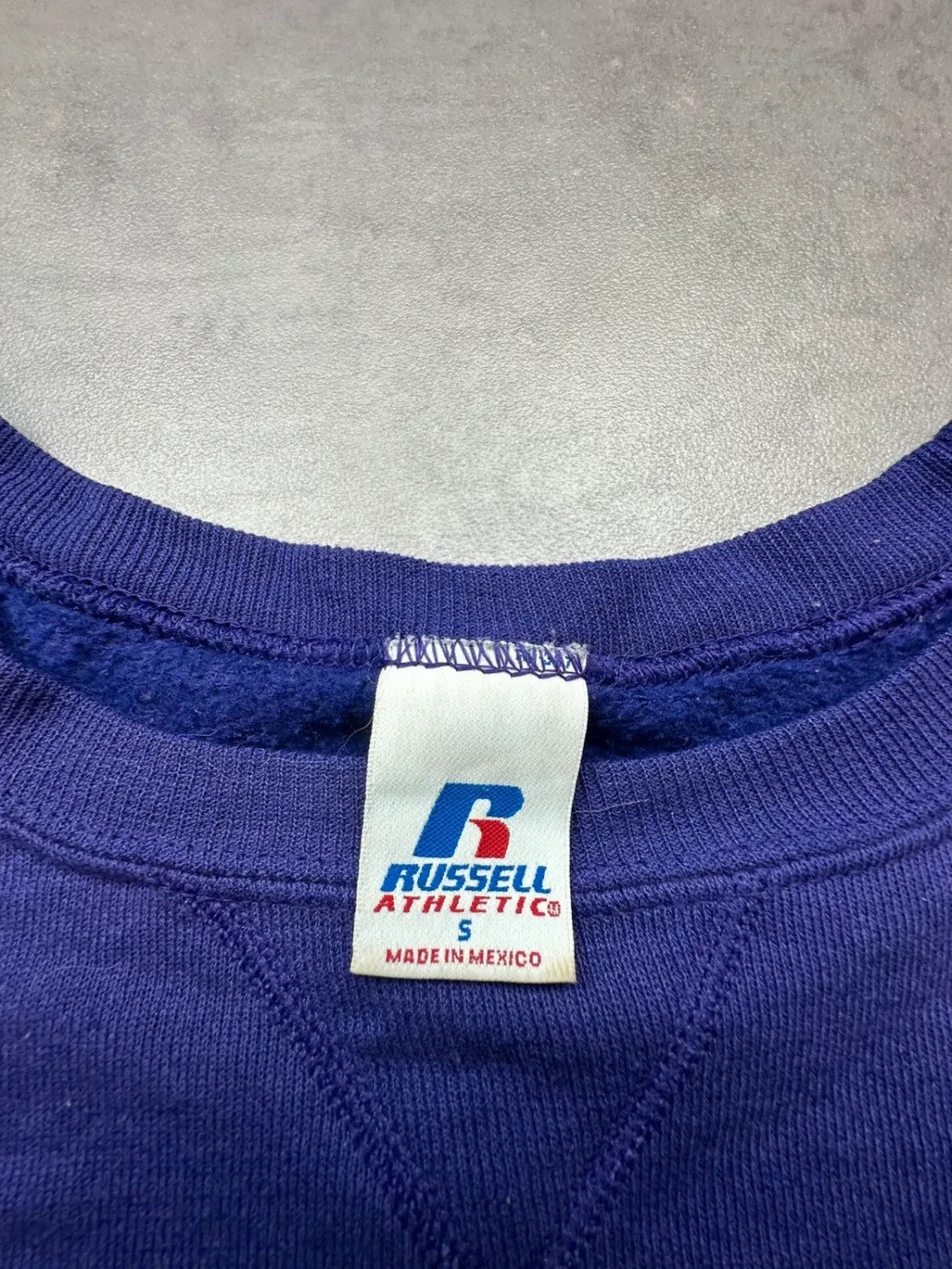 Sweat Russell Athletic Vintage Elmira College Violet – College USA