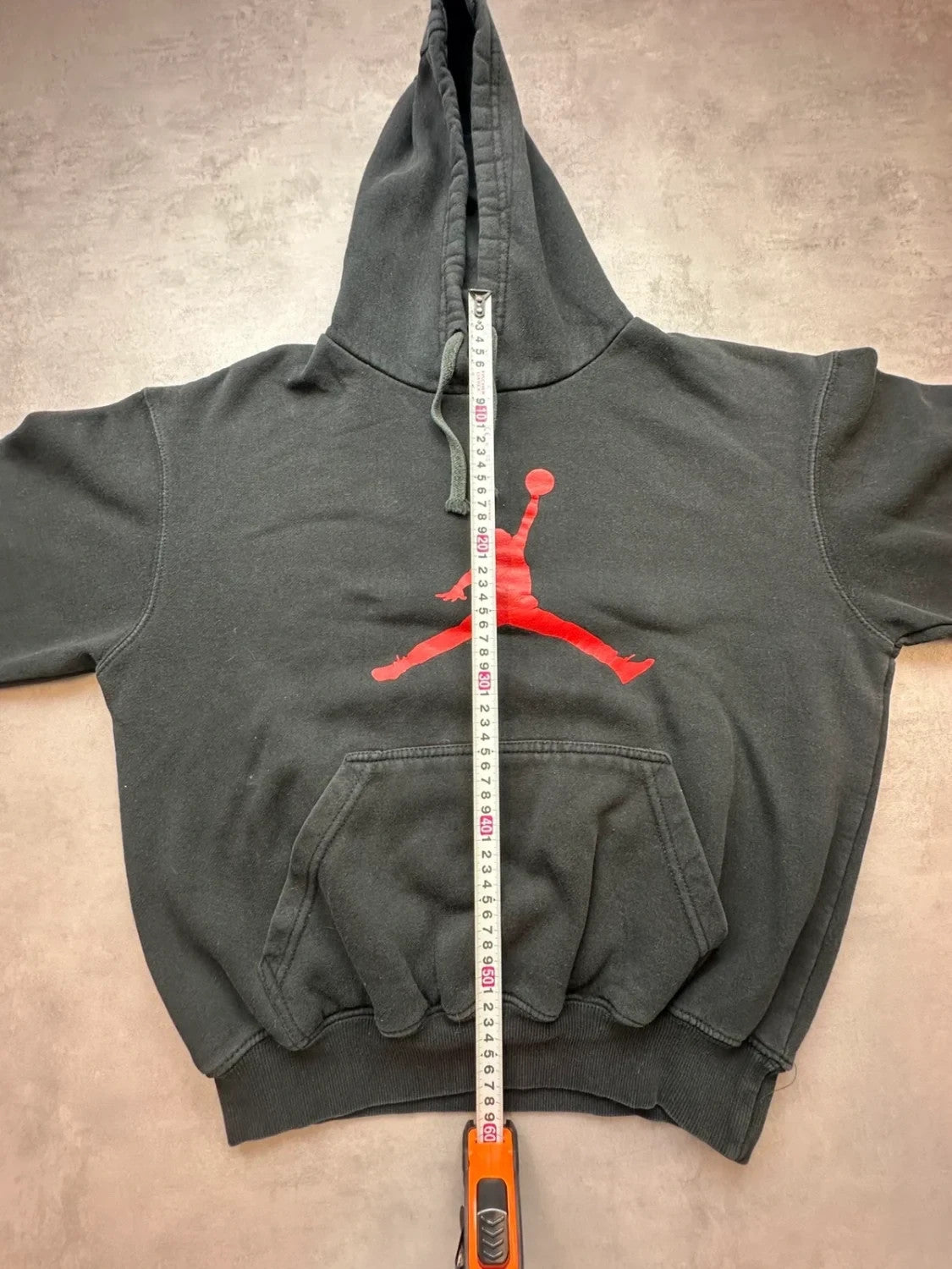 Hoodie Vintage Air Jordan Jumpman Noir & Rouge – Sweat Sportswear Y2K Streetwear