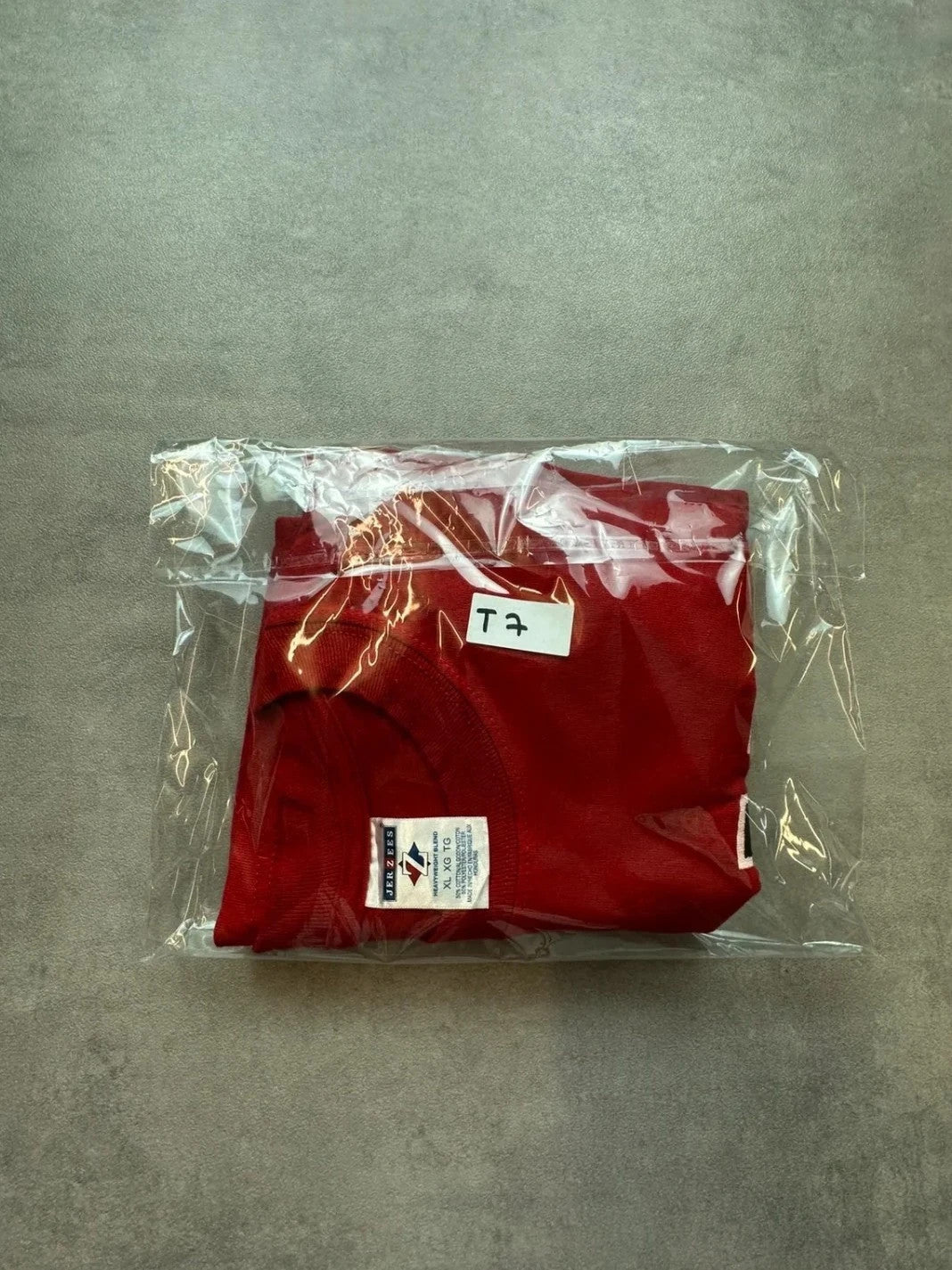 Tee-Shirt Vintage Red Trojan Fanatic Rouge